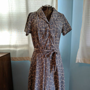 Carousel/Circus dress in leaves